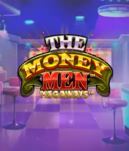 Immerse yourself the dynamic world of The Money Men Megaways game by Pragmatic Play, showcasing a bold logo with sparkling stars set against a lavish background. This graphic portrays the glamour and excitement of high-stakes gambling with its eye-catching ambiance and design. Great for gambling fans looking for a taste of Vegas. 